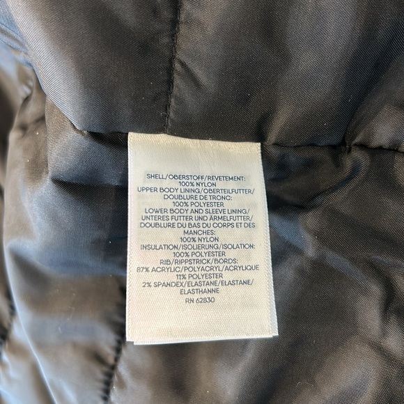 Lands' End Plus Squall Waterproof Insulated Parka Black Jacket Coat XXL Tall - Picture 12 of 17